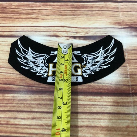 2016 HOG Member Harley Davidson Owners Group Velvet Rocker Style Patch - Picture 5 of 5